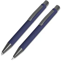 Omega Ball Pen & Pencil Set Navy